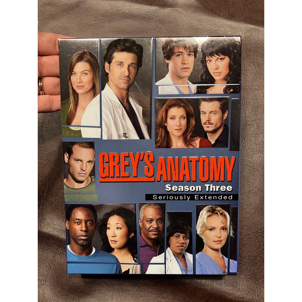 Grey's Anatomy: The Complete Third Season Extended Episodes DVD‎ Set